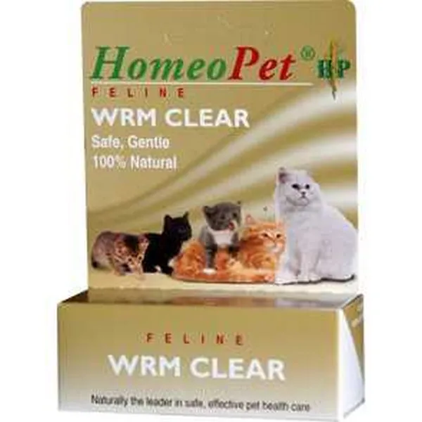 15 mL Homeopet Feline Worm Clear - Supplements